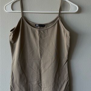 Zara Beige Camisole Tops (swipe for 2 more colors)